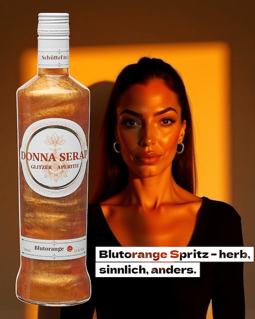 🍊 Donna Serap BLUTORANGE – der klassische Glitter Spritz mit Twist