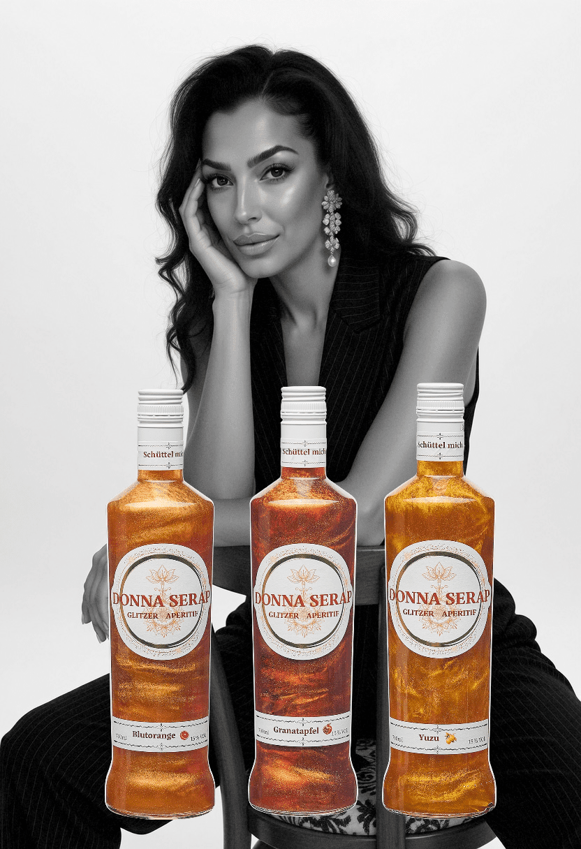 Donna Serap im Interview bei About Drinks – Glitzer, Haltung und eine klare Vision