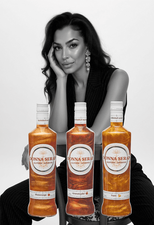 Donna Serap im Interview bei About Drinks – Glitzer, Haltung und eine klare Vision