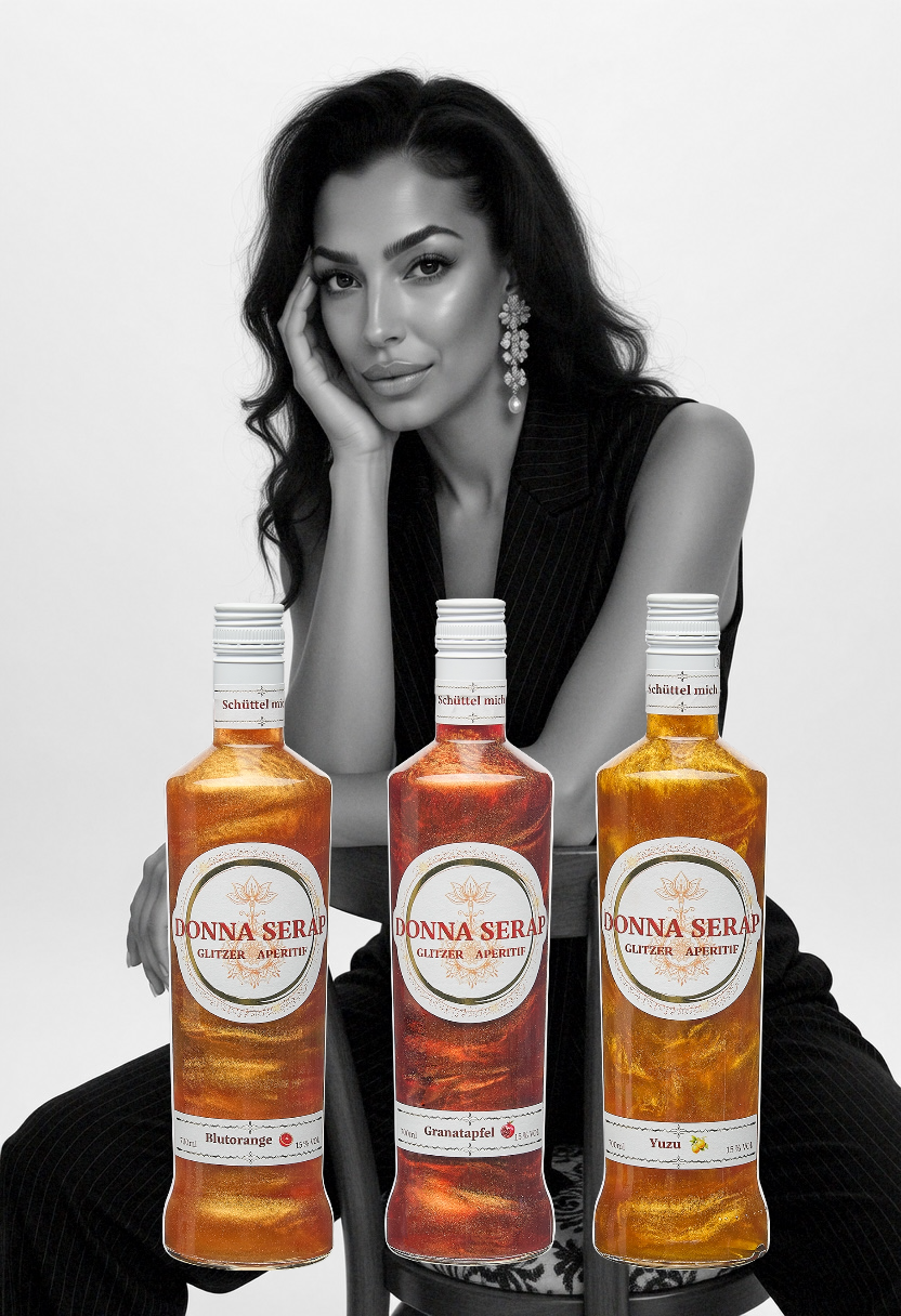 Donna Serap im Interview bei About Drinks – Glitzer, Haltung und eine klare Vision