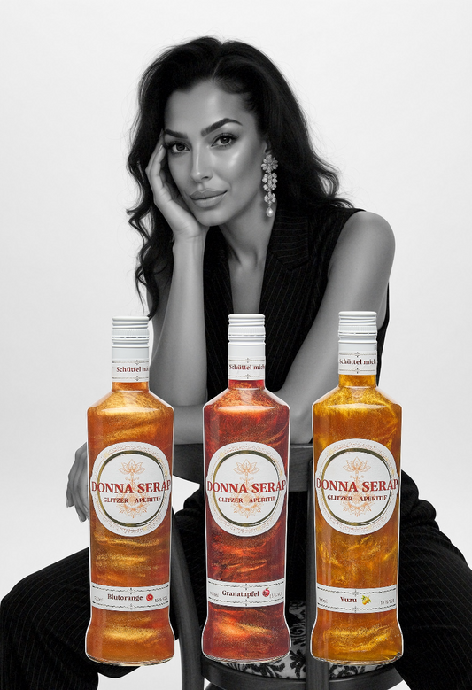 Donna Serap im Interview bei About Drinks – Glitzer, Haltung und eine klare Vision