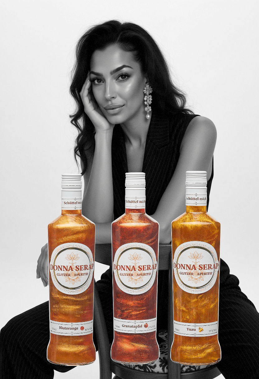 Donna Serap im Interview bei About Drinks – Glitzer, Haltung und eine klare Vision
