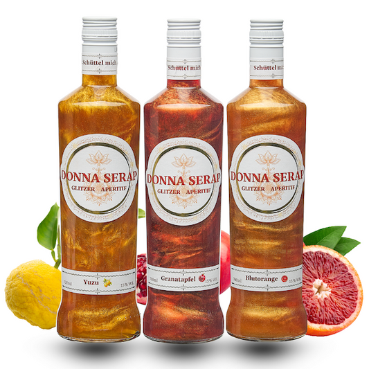 Spritz, Aperitif, Aperitivo, Glitzer Spritz, glitter Sprit, Donna Serap, aperol, campari.
