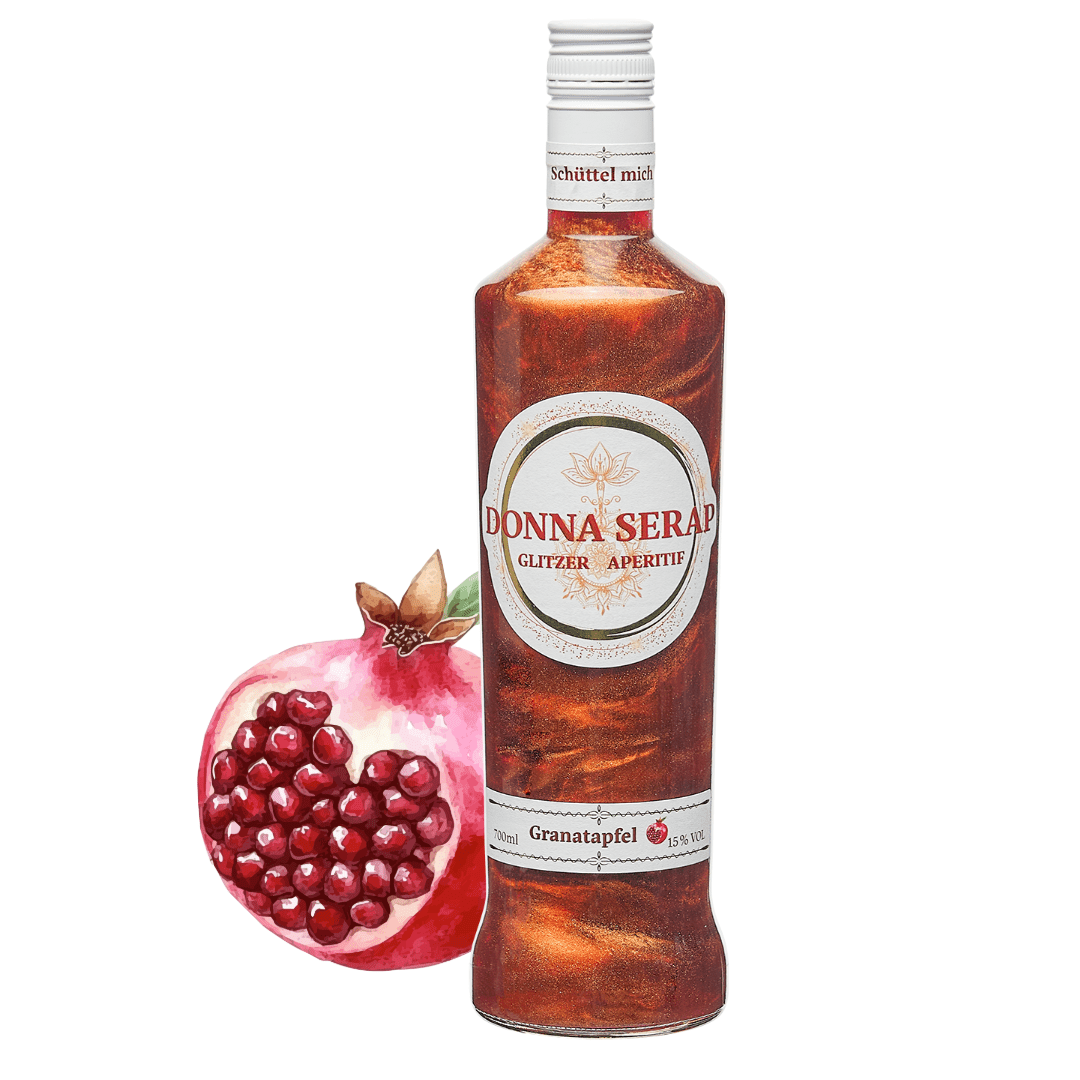 Spritz, Aperitif, Aperitivo, Glitzer Spritz, glitter Sprit, Donna Serap.